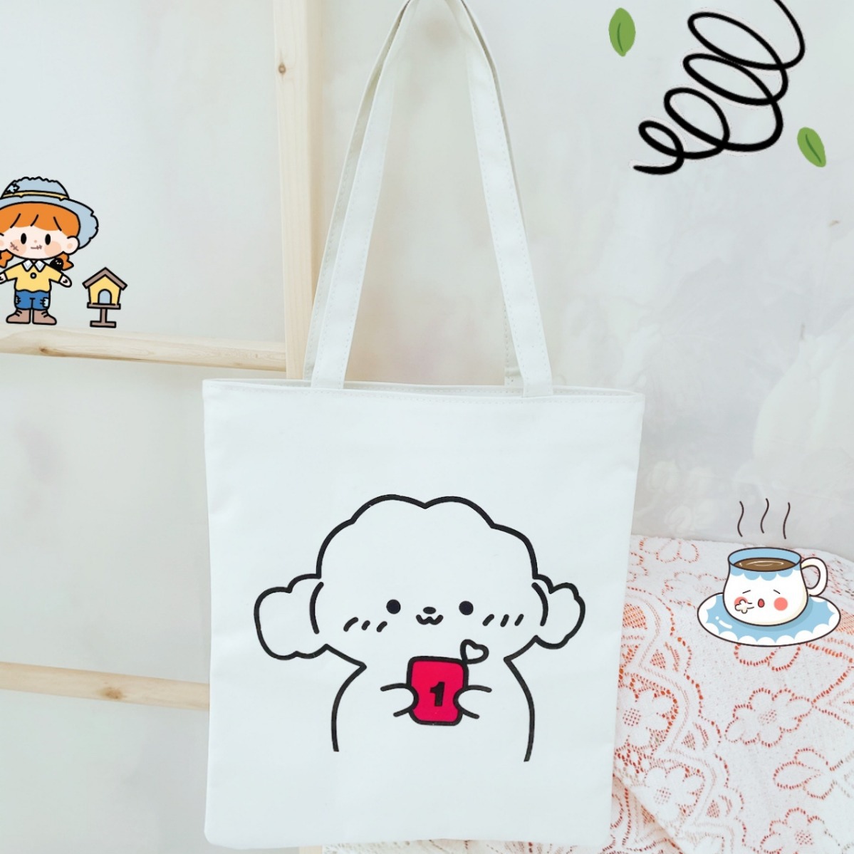 Trendy and fashionable single-shoulder bag for Spring/Summer 2024, a simple Oxford cloth bag for female students' after-school bags, available for wholesale in stock Application Scenario