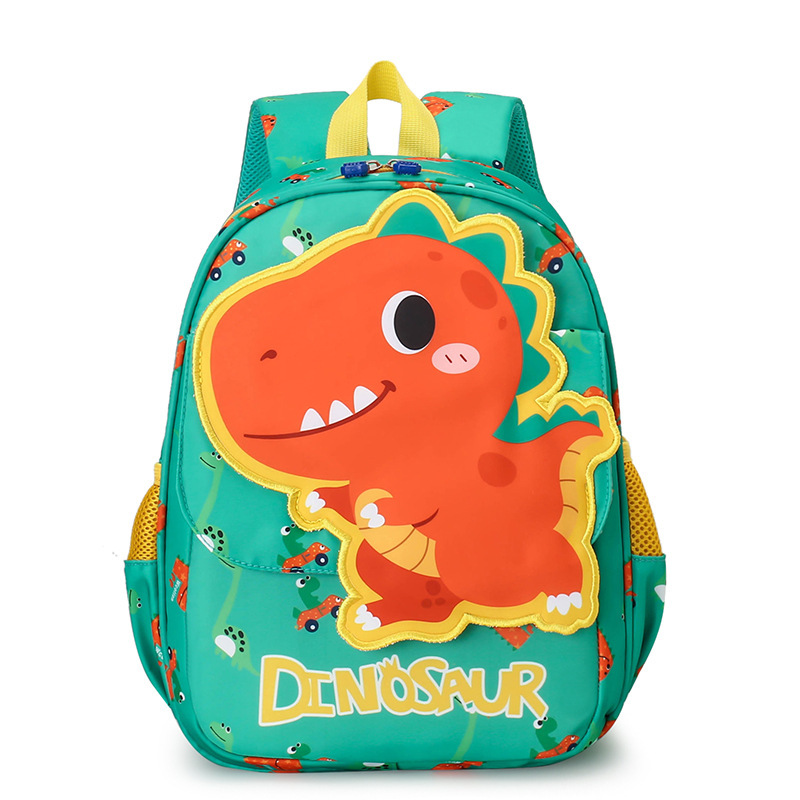 New children's schoolbag cartoon dinosaur backpack for 3-6 years old boys and girls, cute and trendy kindergarten schoolbag 5 Application Scenario