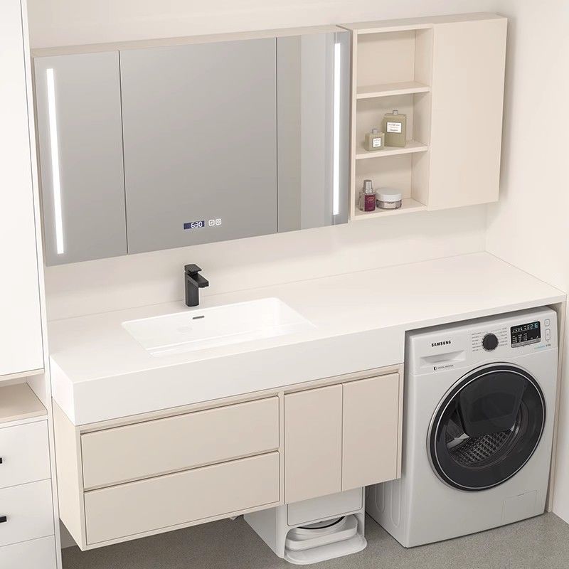 Sweeping robot base station storage, bathroom cabinet, washing machine, balcony integrated cabinet, combined bathroom cabinet, rock plate washbasin cabinet Specification drawing