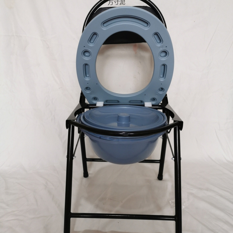 Folding toilet chair for the elderly, pregnant women, squat toilet, disabled toilet, new household toilet, household elderly supply chain Application Scenario