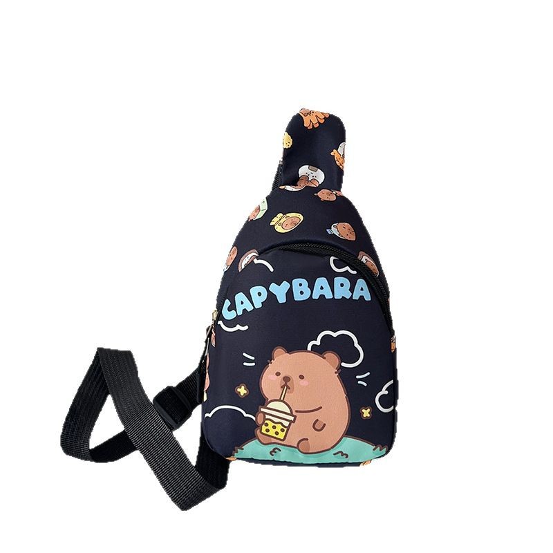 New cartoon and cute printed baby chest bag for children's bags in autumn and winter, fashionable and super lightweight coin purse for girls' outings Item Picture