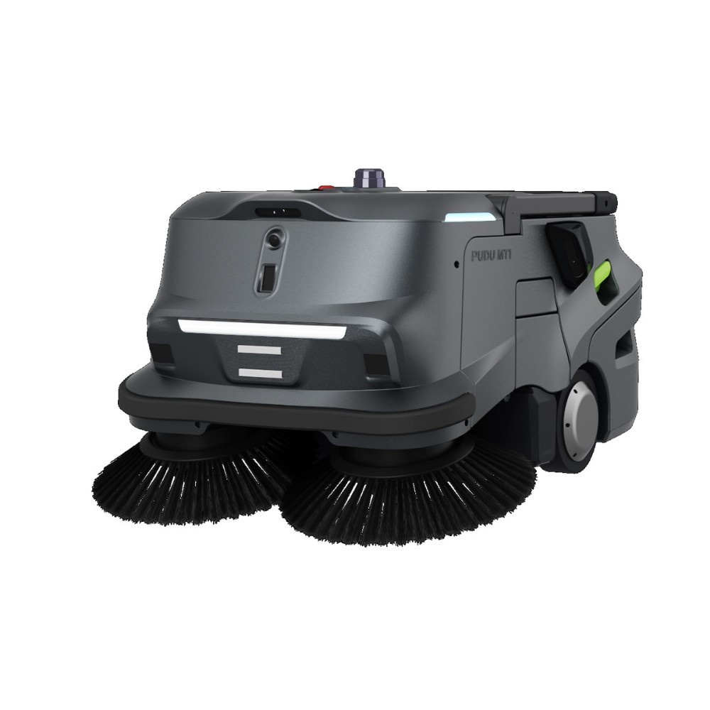 The Pudu MT1 intelligent sweeping robot is a commercial sweeping and suction robot for workshops and warehouses Specification drawing