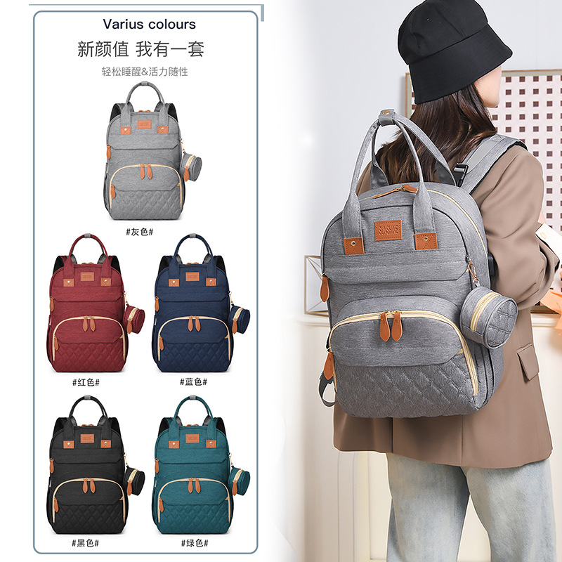 Cross-border Mommy Bag: A lightweight, Instagram-style portable stroller bag with heat preservation and a large capacity full figure