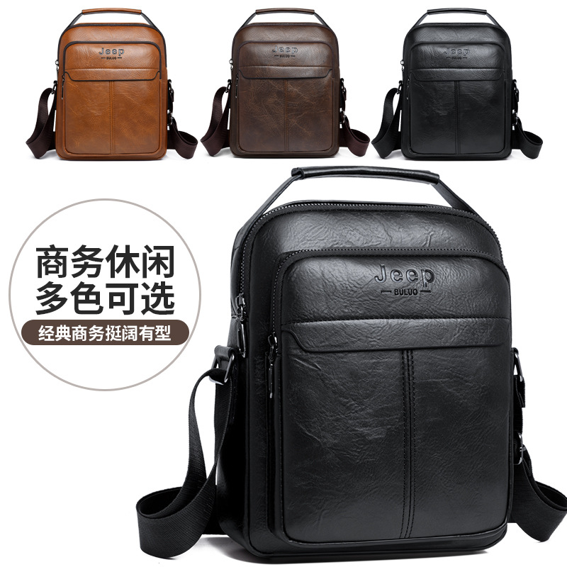 New cross-border men's handbag, casual crossbody bag, foreign trade trendy brand, Korean version business briefcase, men's single-shoulder bag Application Scenario