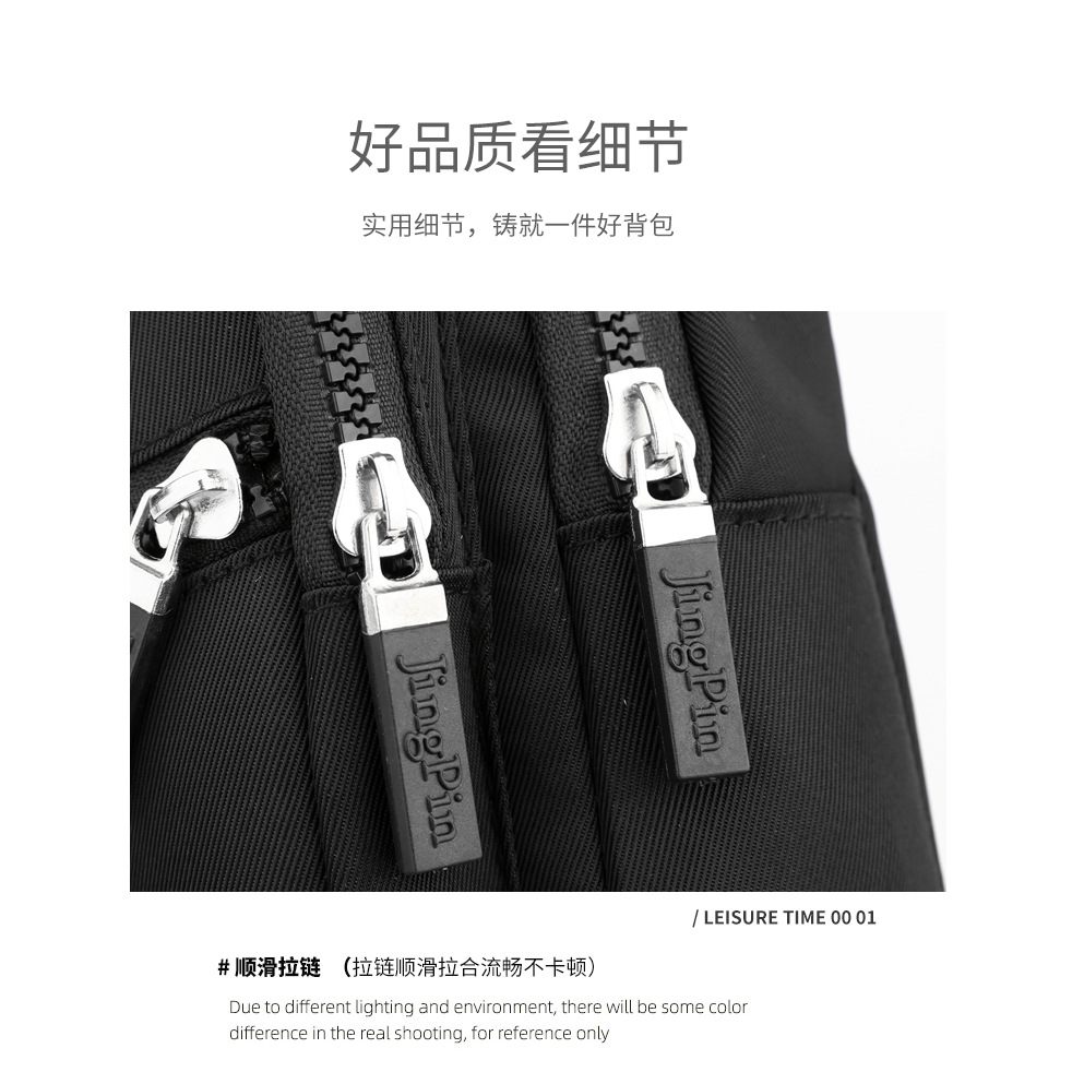 New cross-border travel fashion chest bag for women, Oxford fabric waterproof crossbody bag, lightweight and large-capacity chest bag details Picture