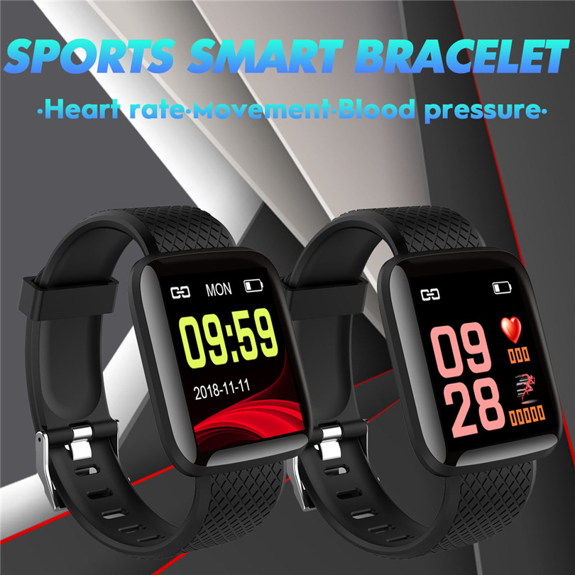 116plus Color Screen Smart Bracelet D13 Real-time heart Rate and sleep Monitoring Gift Cross-border Huaqiangbei Watch Factory full figure