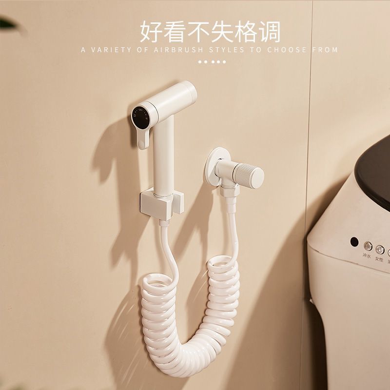 Toilet spray gun, toilet companion, handheld spray gun, bathroom flushing, new mop sink set, balcony spray gun, water tank Application Scenario