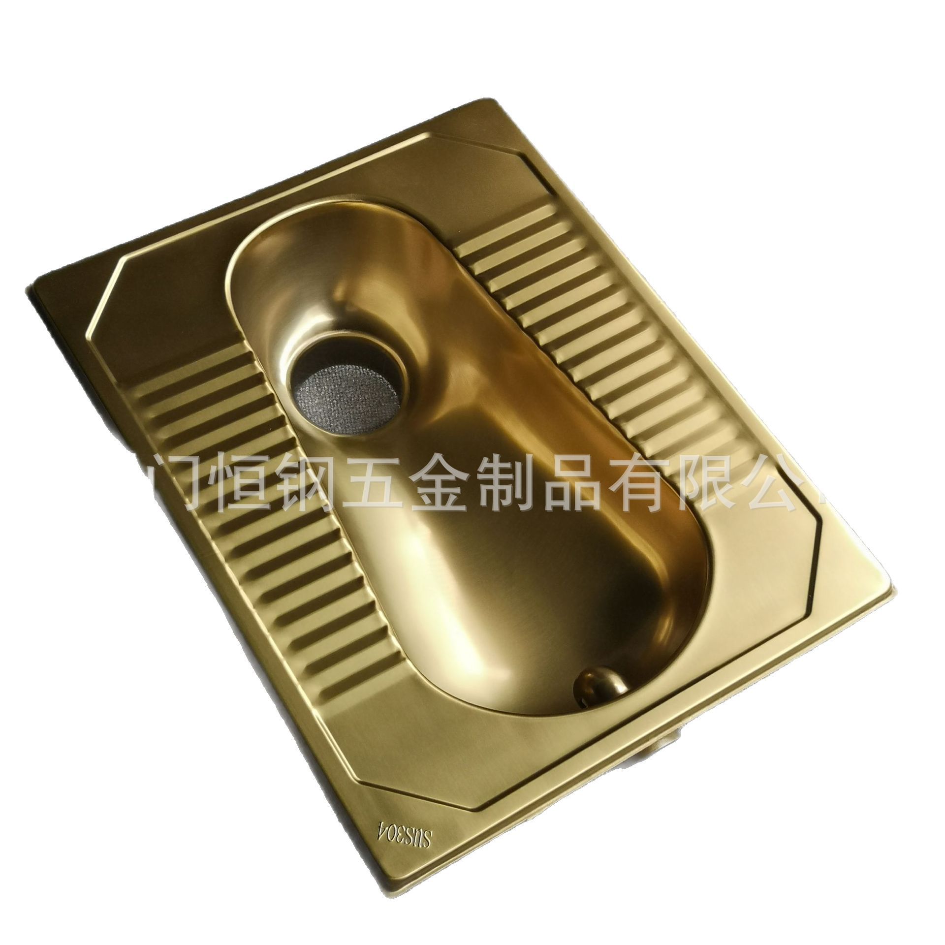 Factory direct sales 304 stainless steel squat toilet with backflow bend, anti-odor squat toilet, S-bend squat toilet for prisons Item Picture