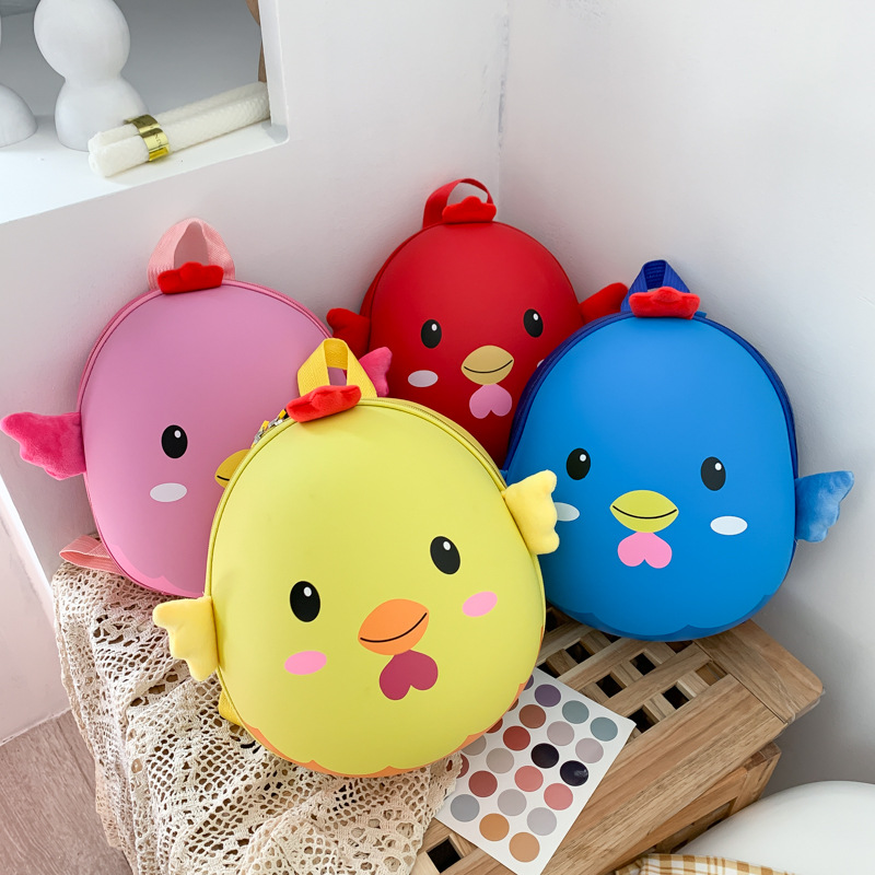 2020 New children's backpack, anime cartoon kindergarten schoolbag, 3-5 years old personalized eggshell bag, cute backpack full figure