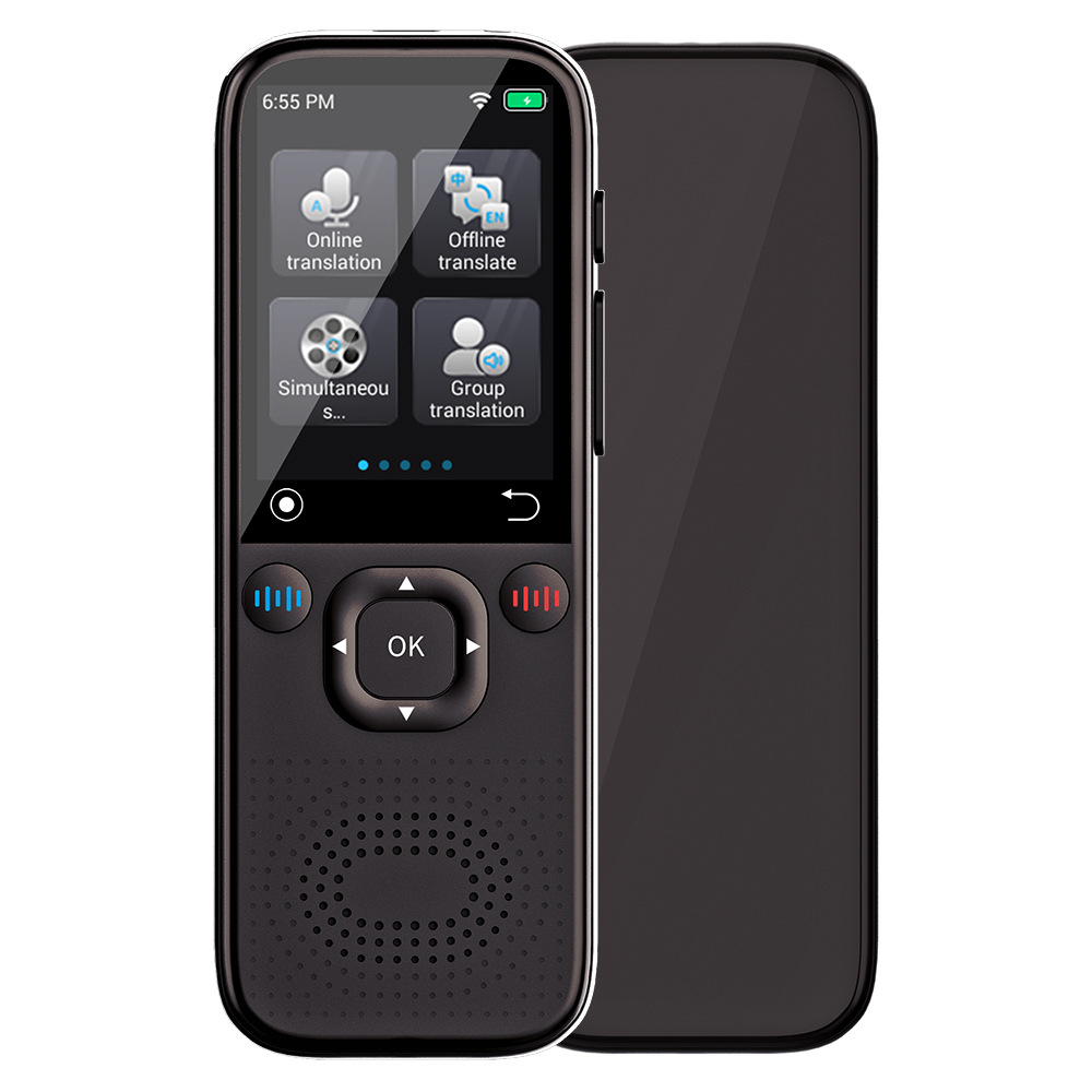 The source factory's large-screen intelligent voice translation machine offers multi-language translation and photo taking in 142 languages for cross-border business travel full figure