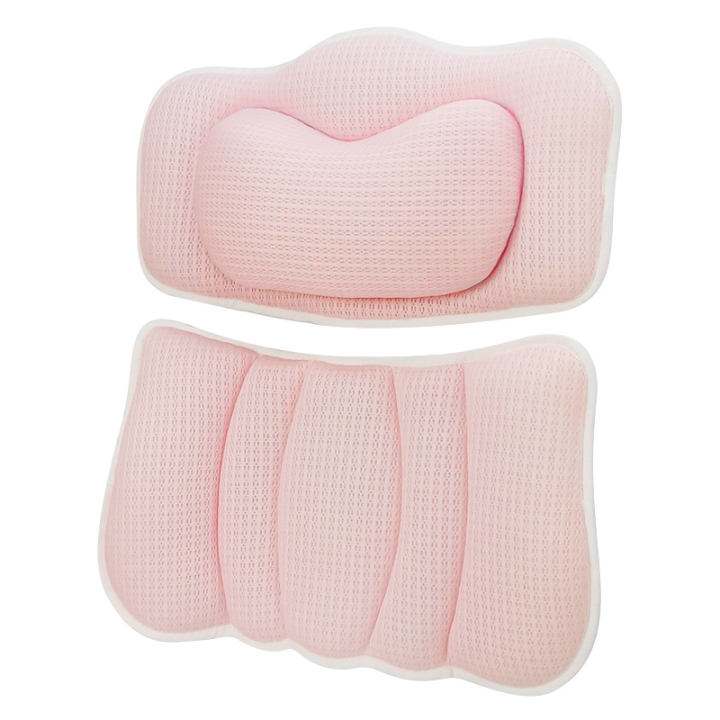 Bathtub pillow, backrest pad, bath companion, headrest, waterproof and anti-slip seat pad, waist support, shoulder and back support, bathroom neck guard Item Picture