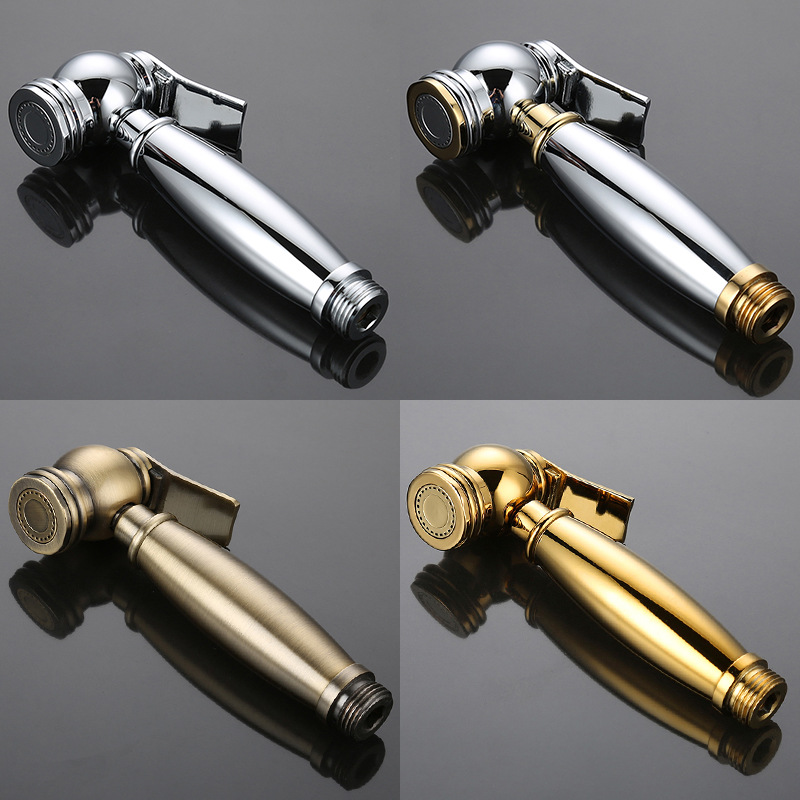 All-copper toilet companion, spray gun, washbasin, kitchen pressurized nozzle, toilet flush, water gun, bathroom faucet details Picture