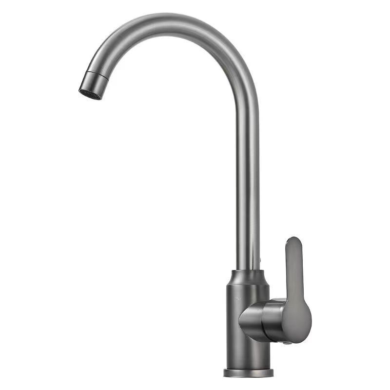 Kitchen stainless steel faucet, hot and cold dual-purpose sink, kitchen and bathroom sink, rotating household sink, universal faucet Item Picture