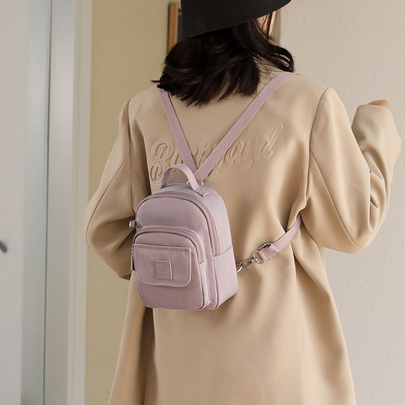 New women's fashionable and trendy backpack, multi-functional single-shoulder crossbody bag, large-capacity multi-layer waterproof portable phone bag Specification drawing