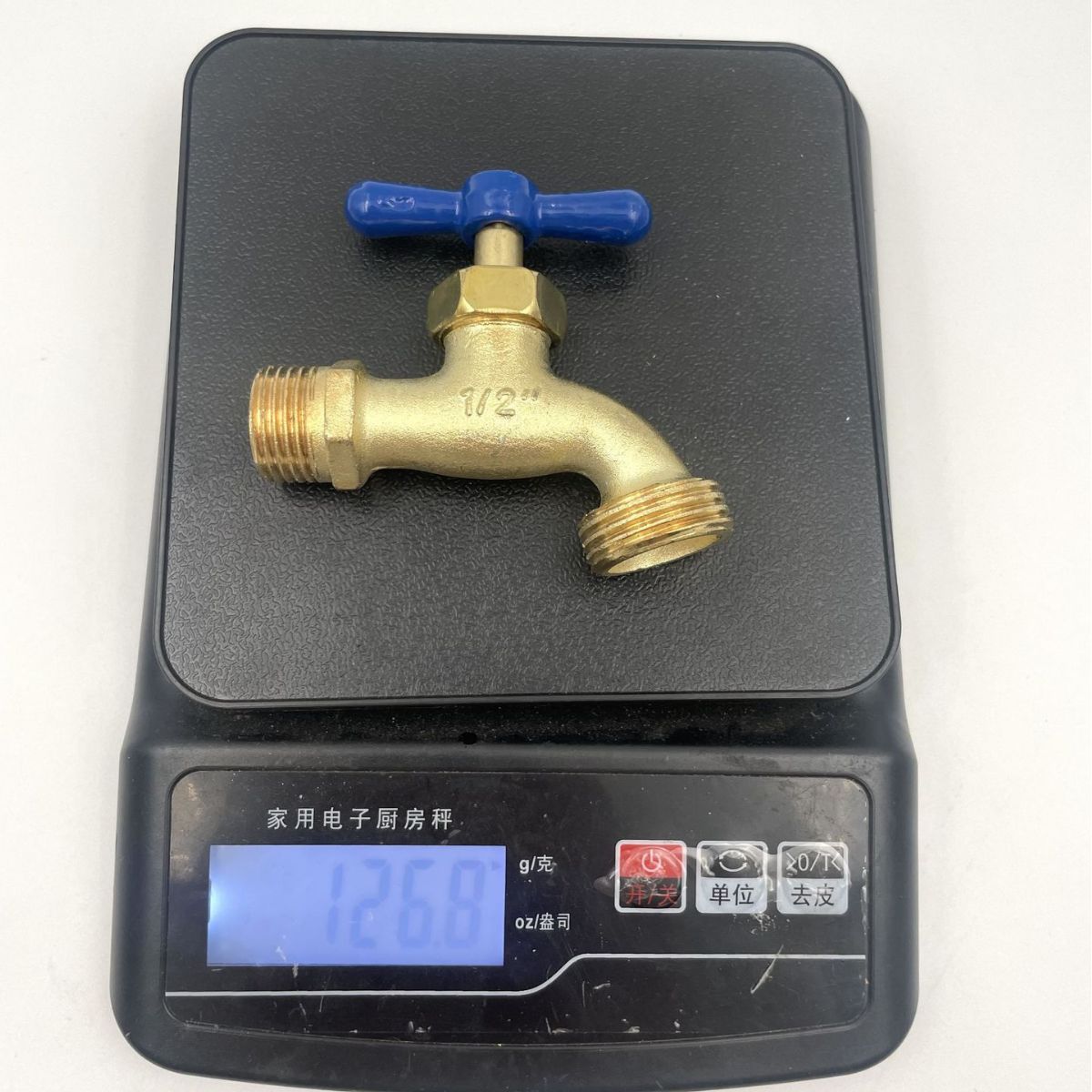 South American zinc alloy copper-plated faucets for export, washing machines for outdoor gardens, zinc alloy copper-plated slow-boiling faucets Specification drawing
