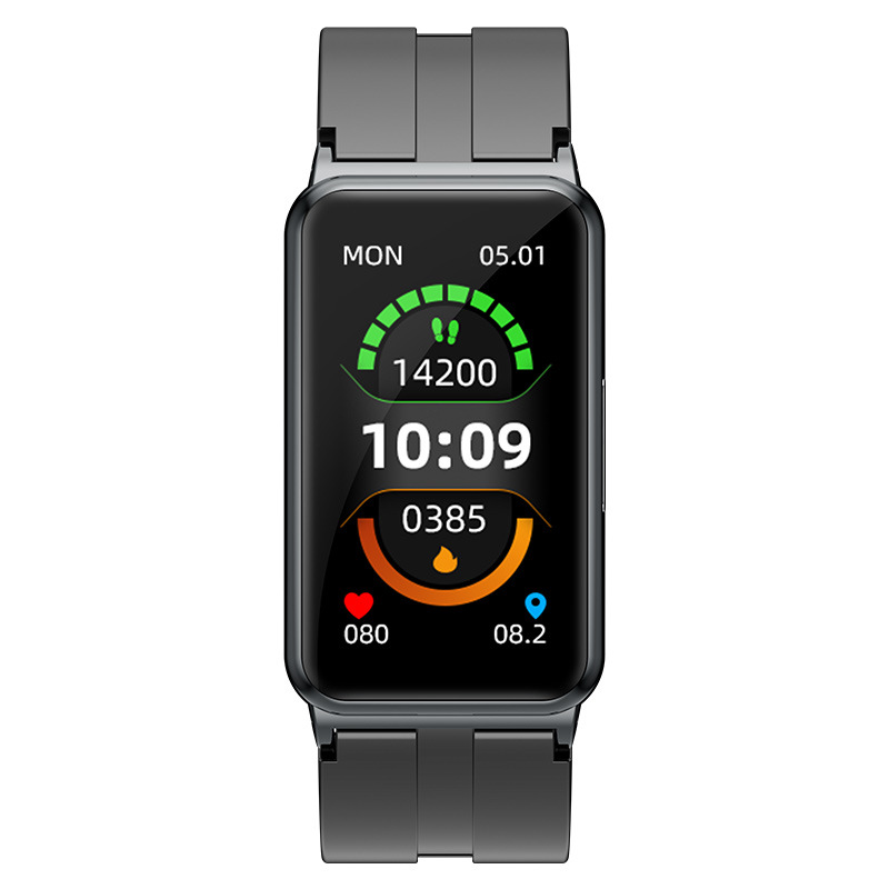 The cross-border bestseller EP01 smart bracelet watch features advanced mobile phone monitoring technology for blood sugar, blood pressure, blood oxygen, heart rate and body temperature Item Picture