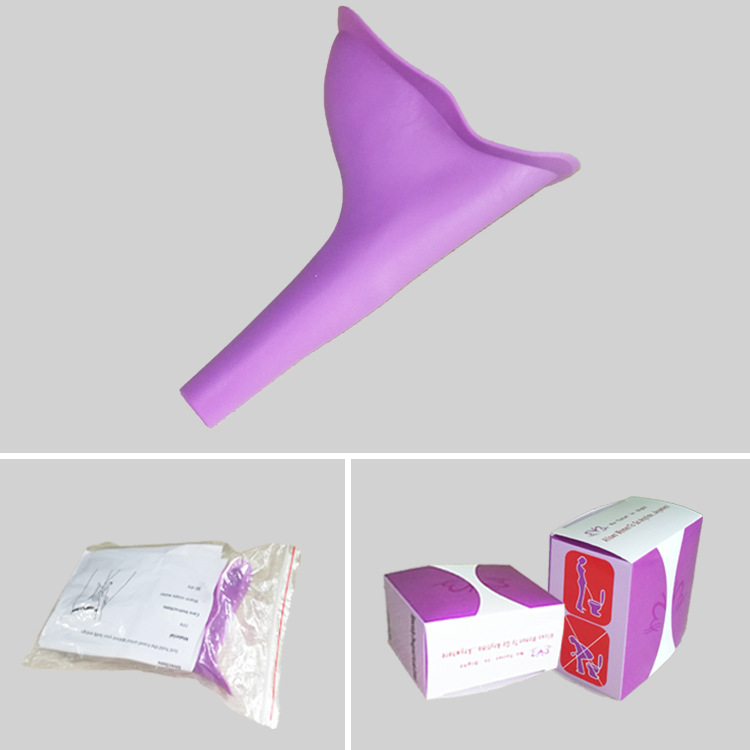 Female standing toilet emergency urinal, portable travel outdoor multi-functional ladies' urinal full figure