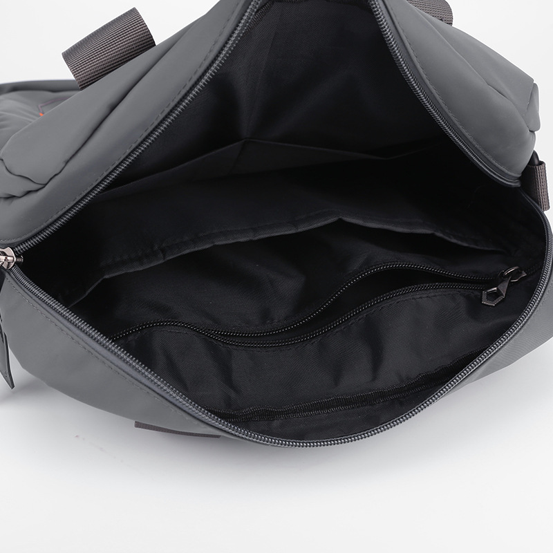 New cross-border men's single-shoulder bag, casual business hand-held men's bag, fashionable and simple men's crossbody bag, official document computer bag Item Picture