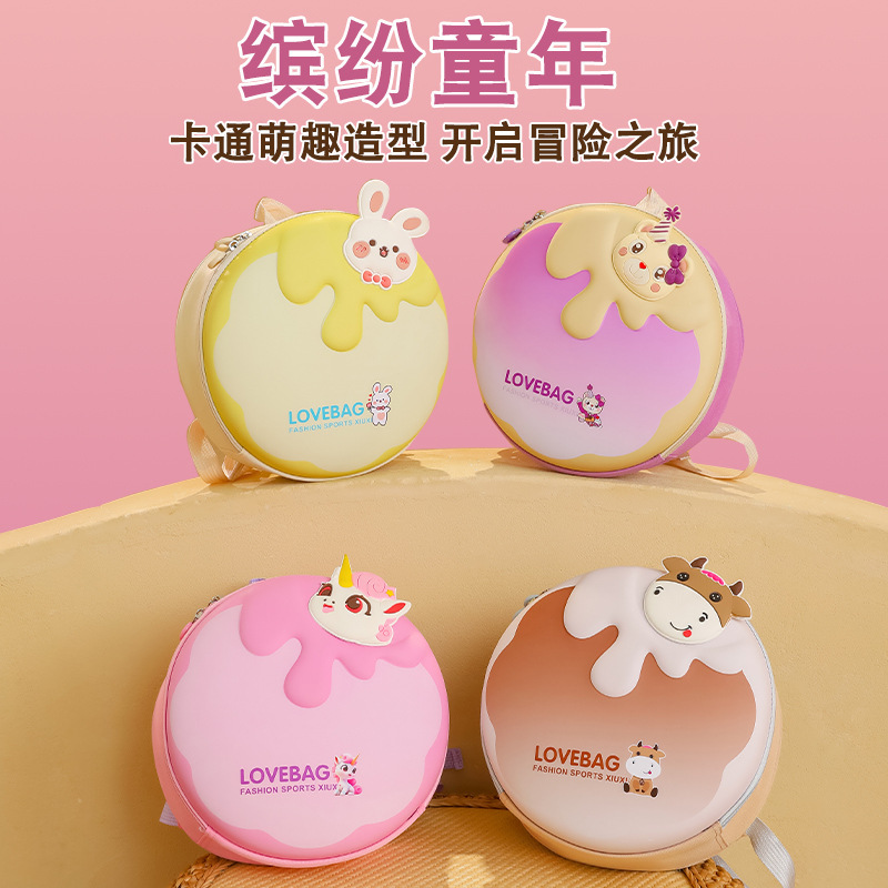 Children's hard shell schoolbags, cartoon eggshell backpacks for kindergarten kids, boys' and girls' travel backpacks, gift backpacks details Picture