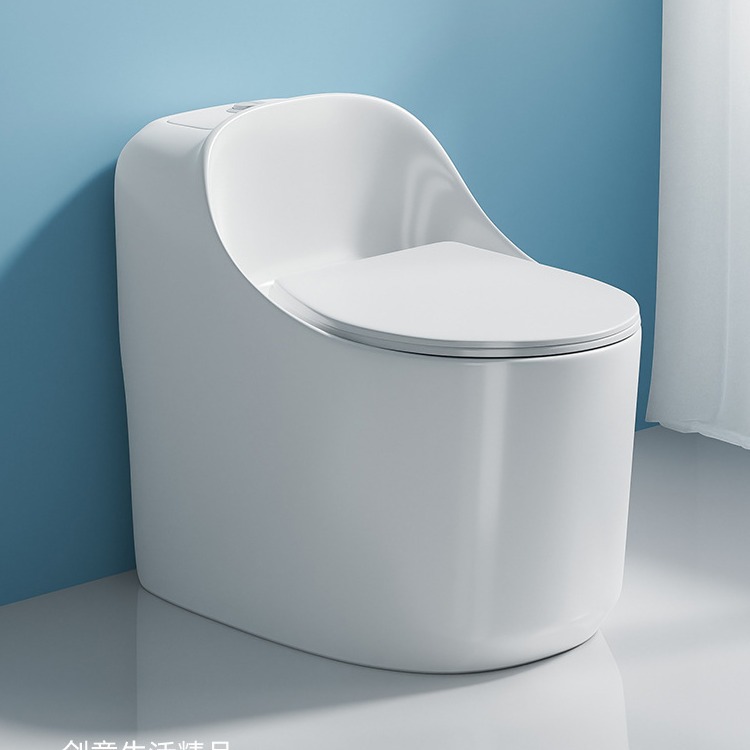 Large-diameter siphonic super vortex egg-shaped toilet, ceramic toilet for hospitals, hotels and schools, wholesale of toilet projects Specification drawing
