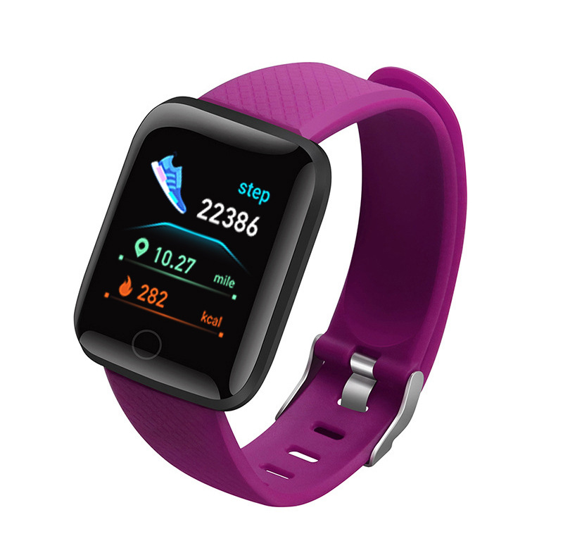 116plus smartwatch Heart rate and blood Pressure Bluetooth Exercise step Count Information Reminder D13 bracelet Factory direct sales Item Picture