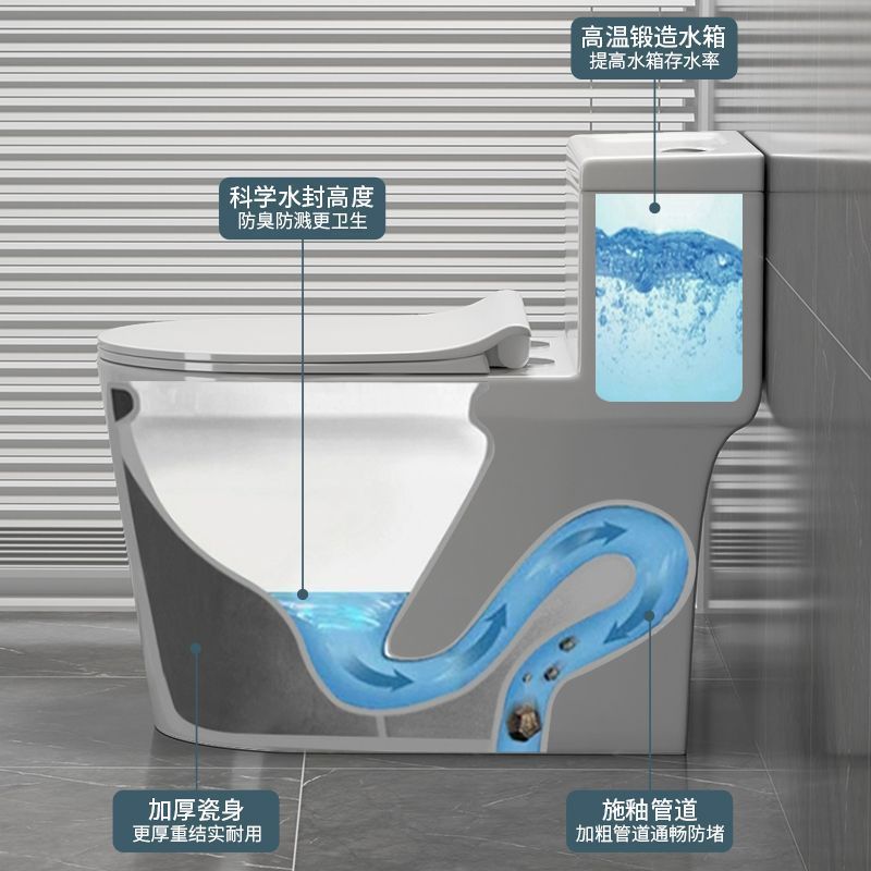 Wholesale of household toilet, flush toilet, super vortex siphon water-saving, anti-odor, anti-splash, large pipe anti-clogging seat toilet Specification drawing