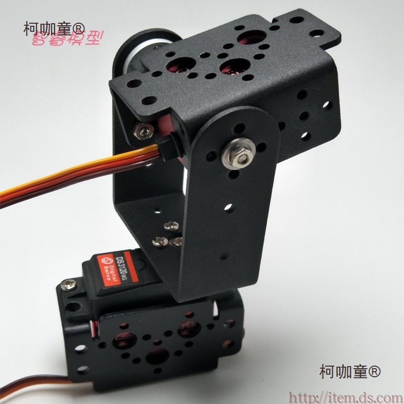 The new DIY Zhirui model features a 2-degree-of-freedom high-torque joint robot, mechanical arm, servo, gimbal, support, and Taibao full figure