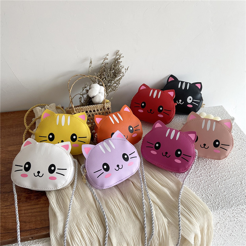 Summer mini zipper style small bag, cute cartoon fashion, single-shoulder new stylish baby girl crossbody bag full figure