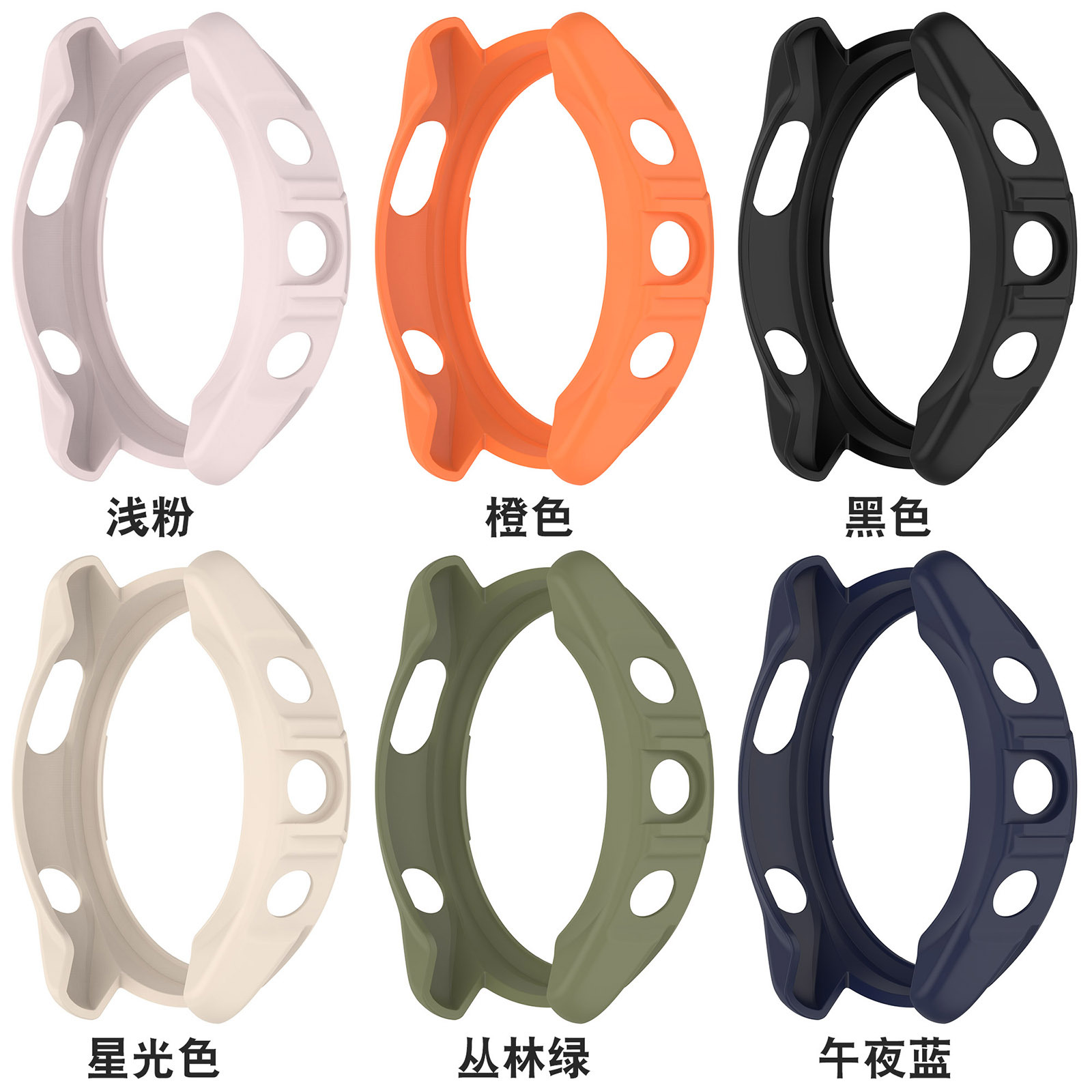 Xinyuan Shuntong is equipped with a tpu soft rubber openwork armor case for the Garmin Forerunner965 watch details Picture
