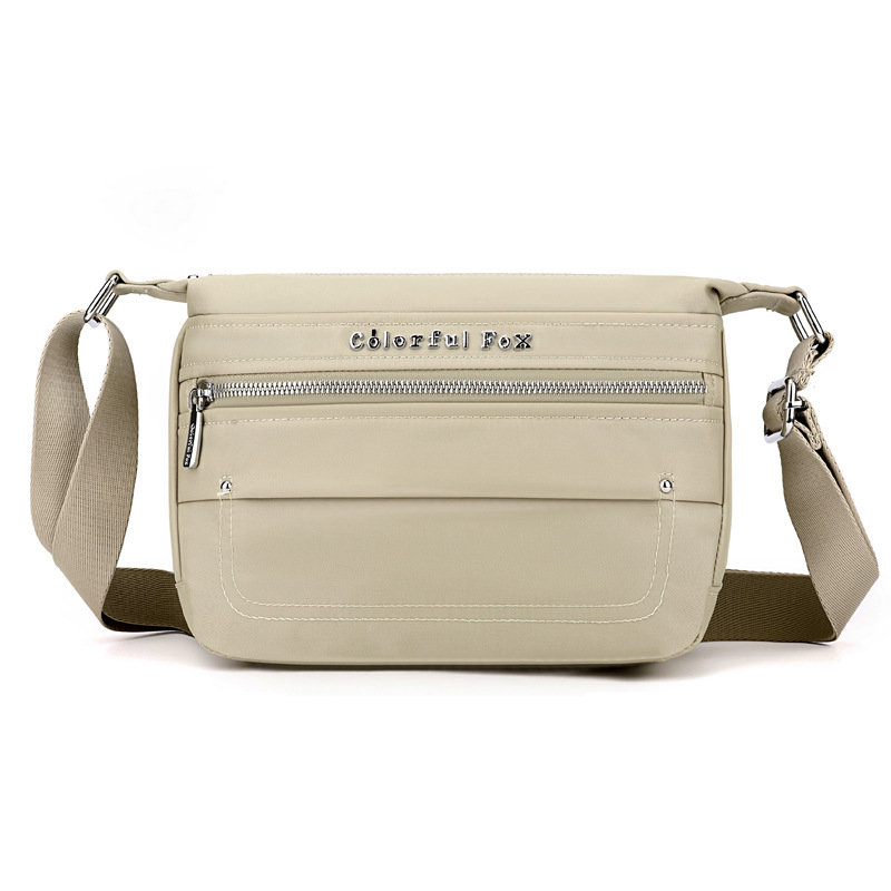 Colorful Fox's new versatile women's single-shoulder bag, large-capacity commuter bag, Korean style trendy and simple crossbody bag Item Picture