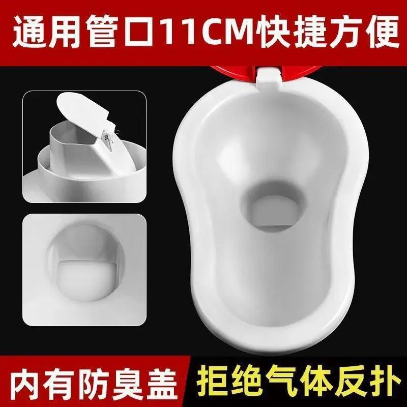 Temporary disposable simple toilet squat toilet for decoration, construction site squat toilet, plastic toilet manufacturer, cross-border one piece Item Picture