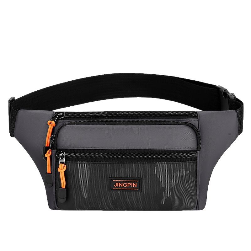 New waterproof men's crossbody bag for casual sports and travel, single-shoulder chest bag, fashionable and versatile backpack Item Picture