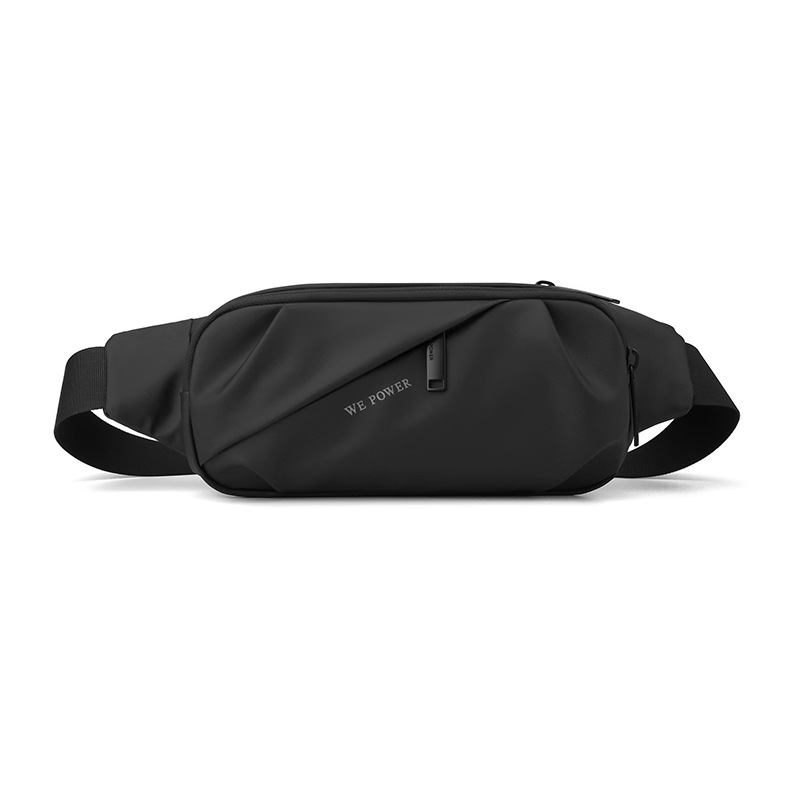 New men's multi-functional waist bag, water-resistant casual sports chest bag, outdoor cycling bag, fashionable and trendy brand crossbody bag Item Picture