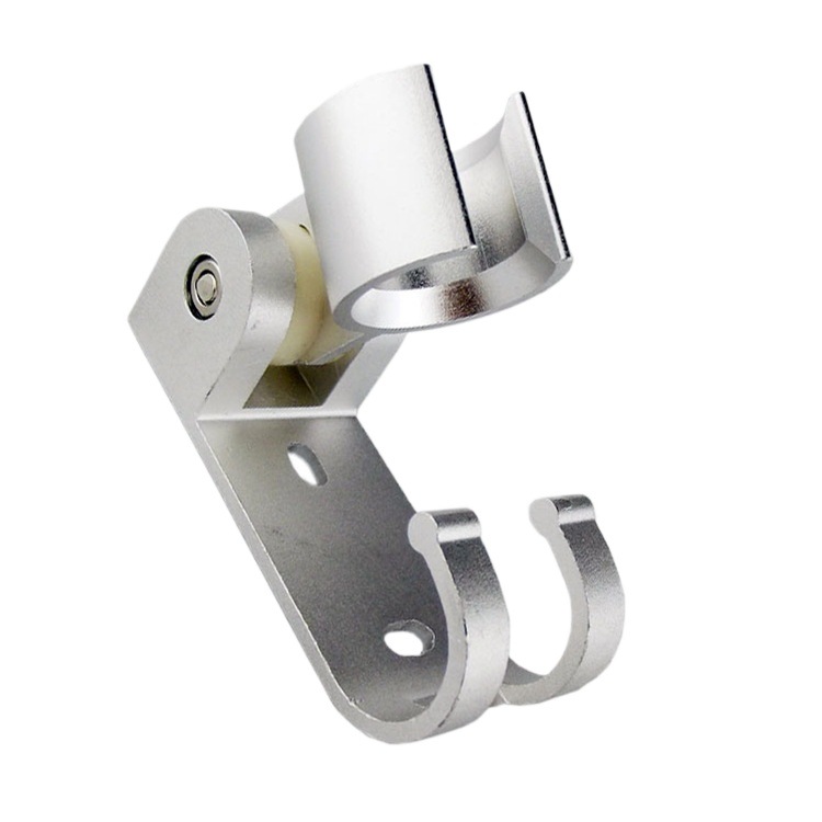 Space aluminum perforated adjustable showerhead bracket, shower head, fixed base, perforated shower accessories Item Picture