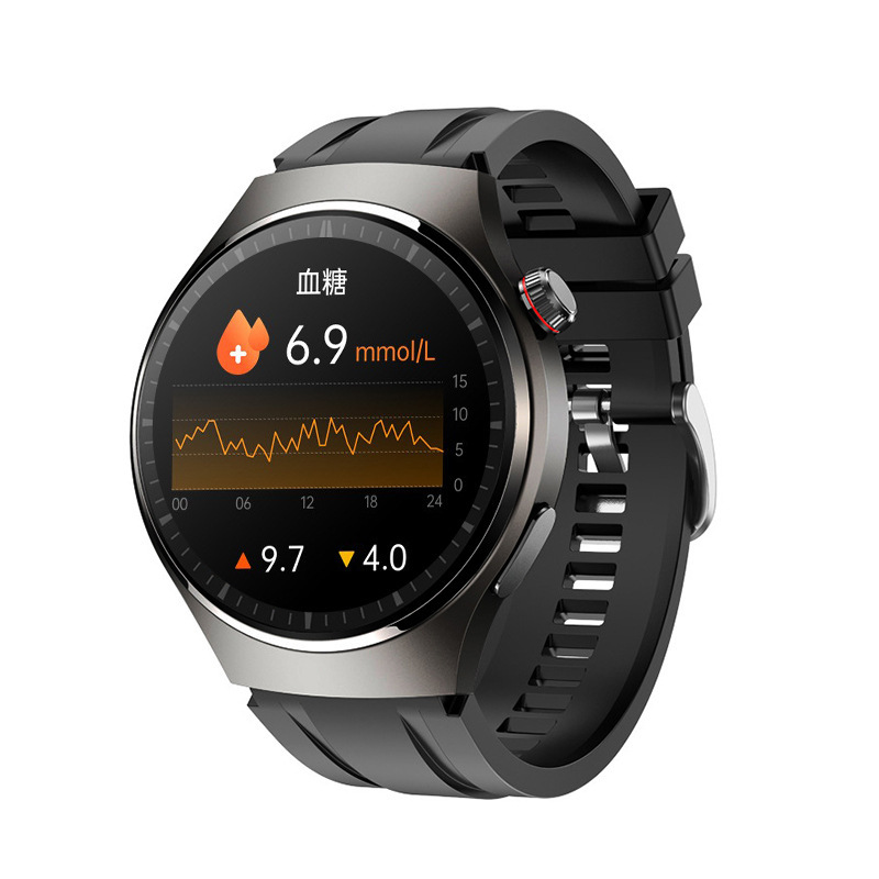 New precise non-invasive blood sugar and uric acid measurement smartwatch, Alipay NFC Bluetooth call, heart rate, blood pressure and blood oxygen Application Scenario
