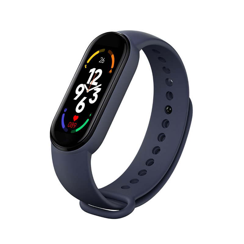 M7 Smart bracelet, color screen sports bracelet, step-counting multi-functional bracelet, heart rate, blood pressure, sleep, music cross-border Item Picture