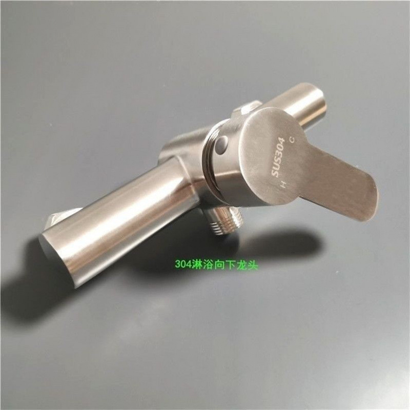 304 stainless steel shower faucet, hot and cold bathtub faucet, bathroom concealed three-in-one faucet, mixing valve set factory Specification drawing