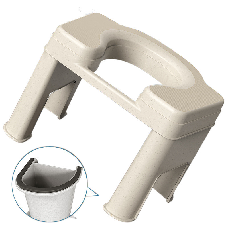 Wholesale of plastic simple toilet chairs for the elderly and pregnant women, which can be used to convert squat toilets into portable ones Item Picture