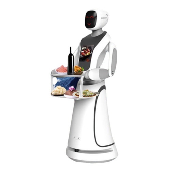 The food delivery robot exhibition hall explains the exhibition hall, the welcoming robot museum exhibition hall, and the welcoming food delivery exhibition machine Item Picture