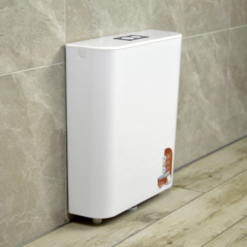 Pure material squat toilet plastic flush tank size double press white squat pit water tank Squat toilet water tank Meijia Sanitary Ware Q902 details Picture