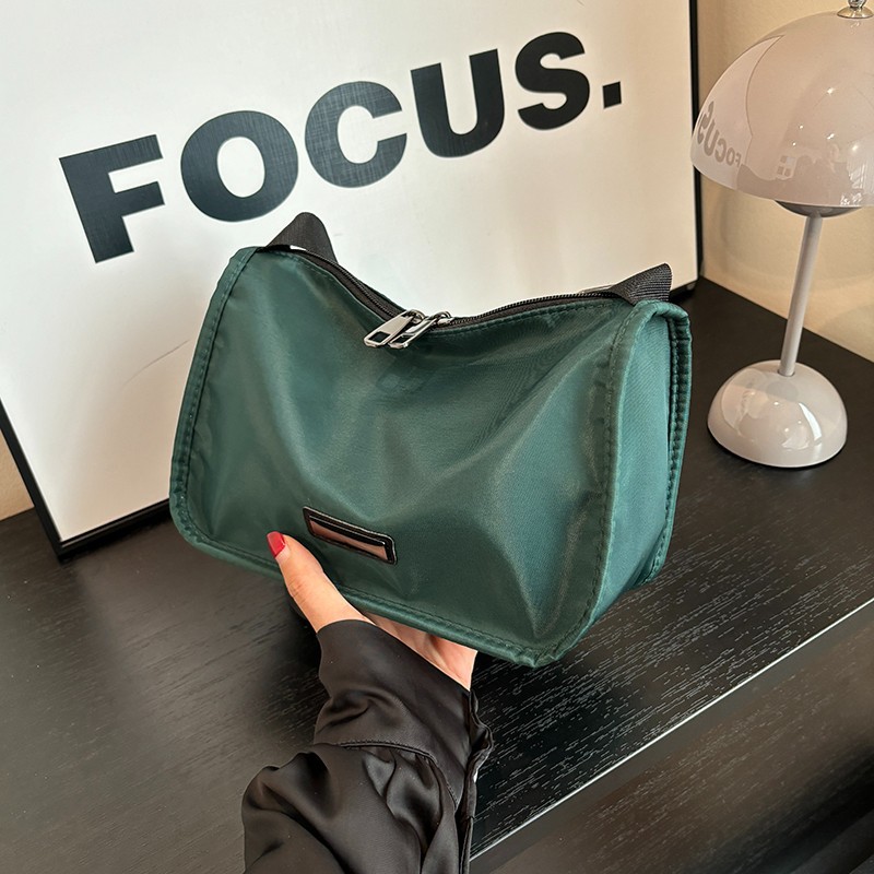 Oxford Fabric casual crossbody bag 2024 New style simple wide shoulder strap single-shoulder bag, multi-color macaron series single-shoulder bag Specification drawing