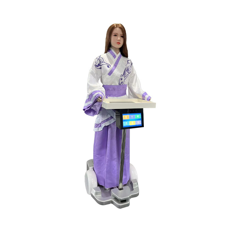 Intelligent welcome simulation beauty reception robot, hotel front desk, restaurant ordering and food delivery robot manufacturer wholesale Item Picture