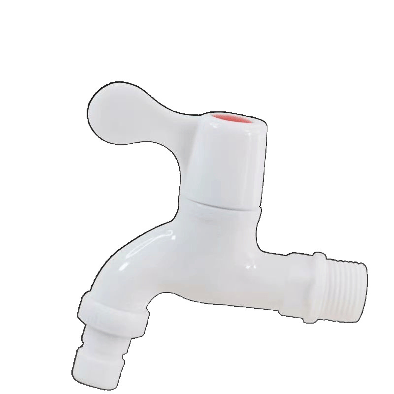 Plastic faucets, kitchen and household faucets, 4-point and 6-point tap water faucets, washing machine single cold water nozzle, ceramic core Item Picture
