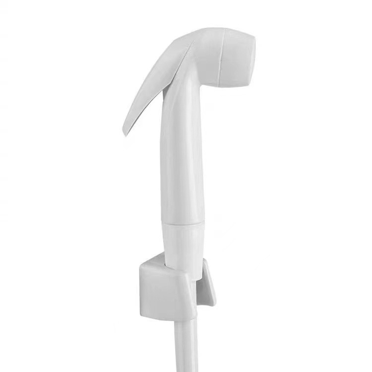 Cross-border white toilet, feminine washer, pressurized spray gun set, bathroom cleaning and flushing, small showerhead vacuum-formed set Application Scenario
