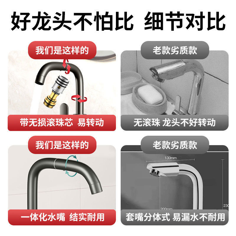 Universal faucet, washbasin, bathroom hot and cold water, household face washing, toiletry, vegetable washing basin, faucet, kitchen Specification drawing