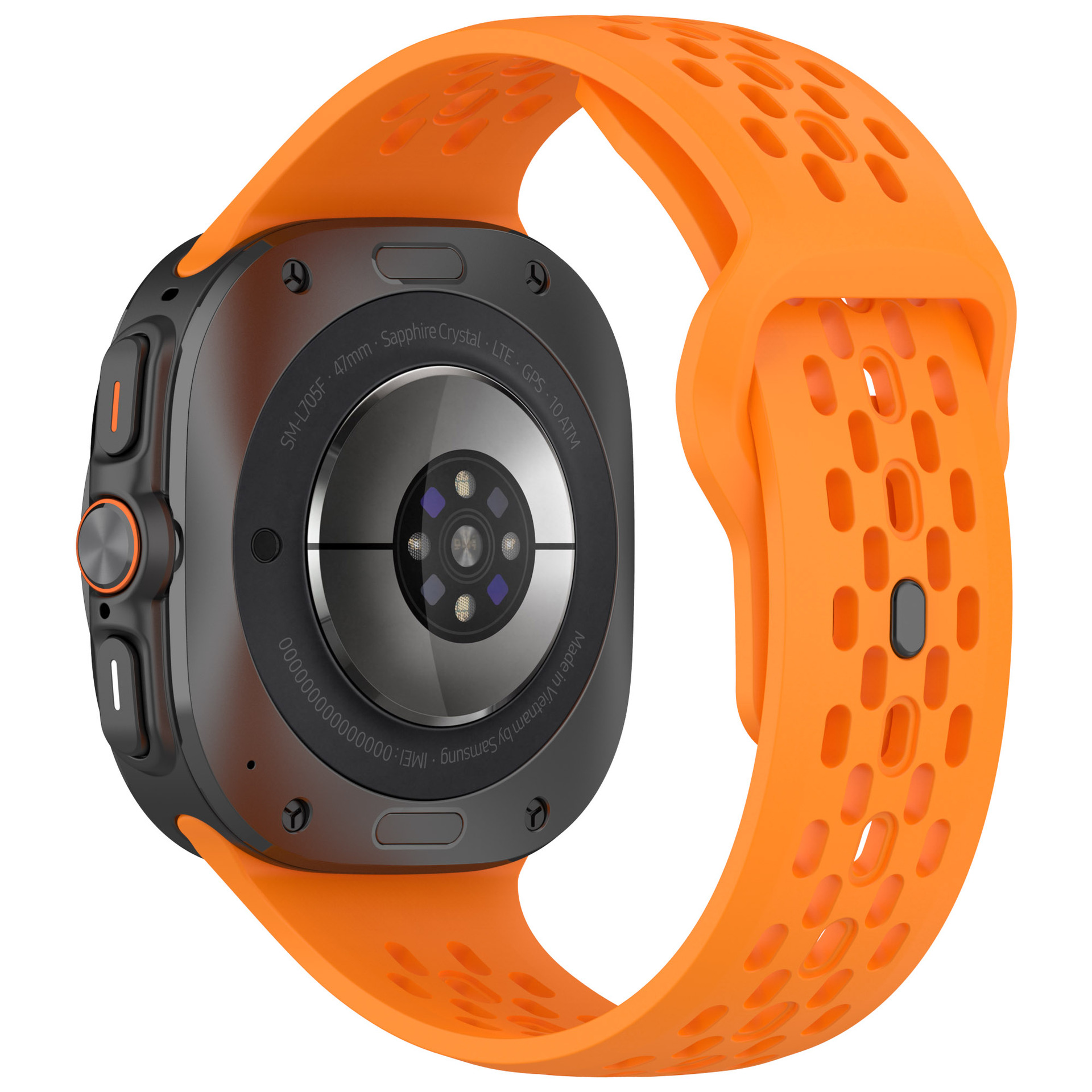 Suitable for the 47mm perforated sports breathable silicone replaceable watch strap of Samsung Galaxy watch7 ultra Application Scenario