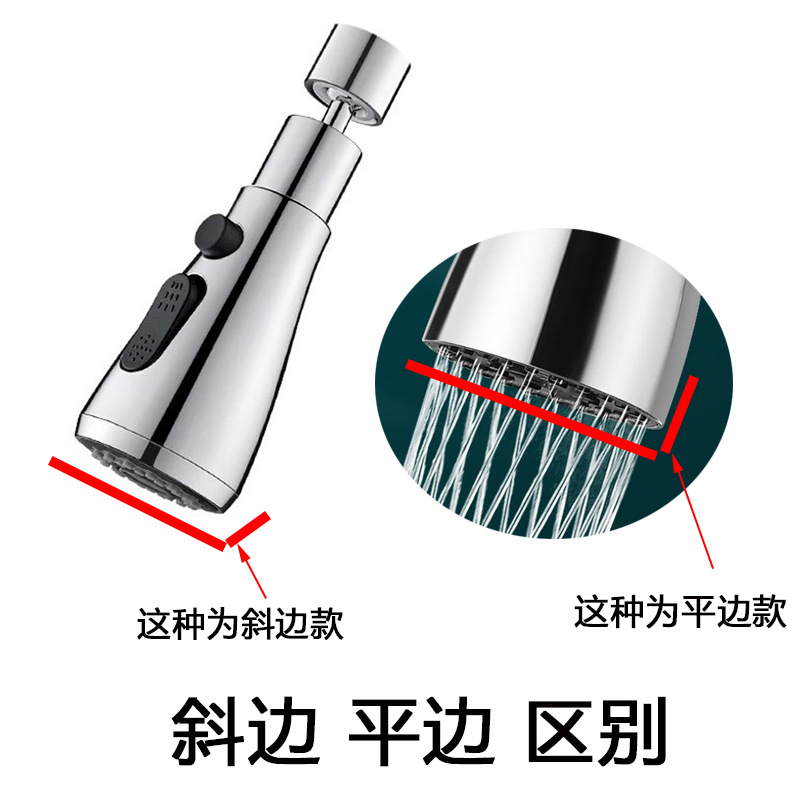 Faucet extender with universal rotation, modern and simple waist, extended sink, extended spout, scratch-resistant and splash-proof Application Scenario
