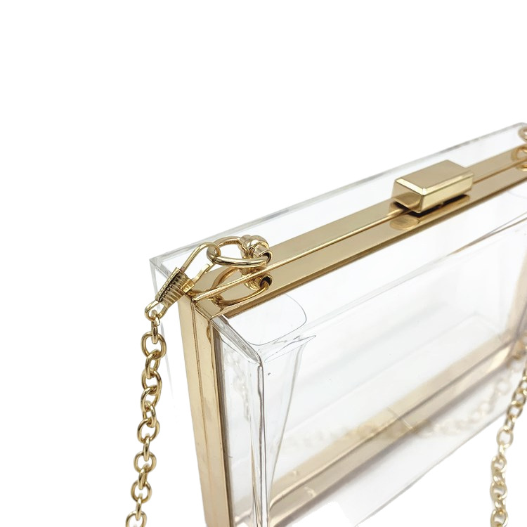 Cross-border best-selling acrylic women's bags, small square bags, summer candy-colored transparent box bags, evening bags, manufacturer's chain bags Item Picture
