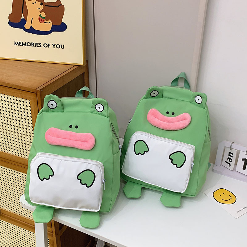 A new large-capacity, creative and funny schoolbag for students in the style of a Japanese-style cute and ugly cartoon anime school Item Picture