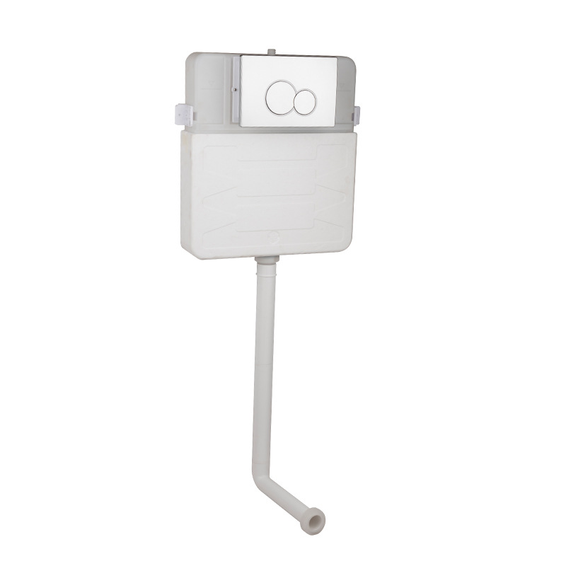 Hidden water tank toilet with built-in stainless steel panel, large impact force squat toilet, hidden water tank in stock Item Picture